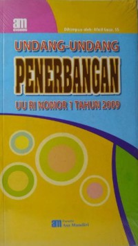 Undang-Undang Penerbangan Uu Ri Nomor 1 Tahun 2009