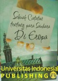 Sebuah Catatan Tentang Para Saudara Di Eropa