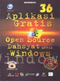 36 Aplikasi Gratis&Open Source Dahsyat U/Windows+CD