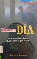 Karena Dia -Kumpulan Kisah Nyata Bukti Pertolongan Tuhan