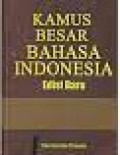 Kamus Besar Bahasa Indonesia Edisi Baru