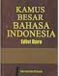 Kamus Besar Bahasa Indonesia Edisi Baru