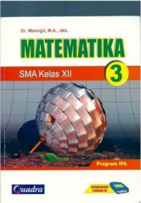 Matematika 3 SMA Kelas XII -Program IPA