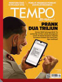 Tempo; 9 - 15 Agustus 2021